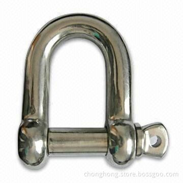 Stainless Steel AISI304/AISI316 European Type Dee/Bow Shackle with Stainless Steel Lock Pin